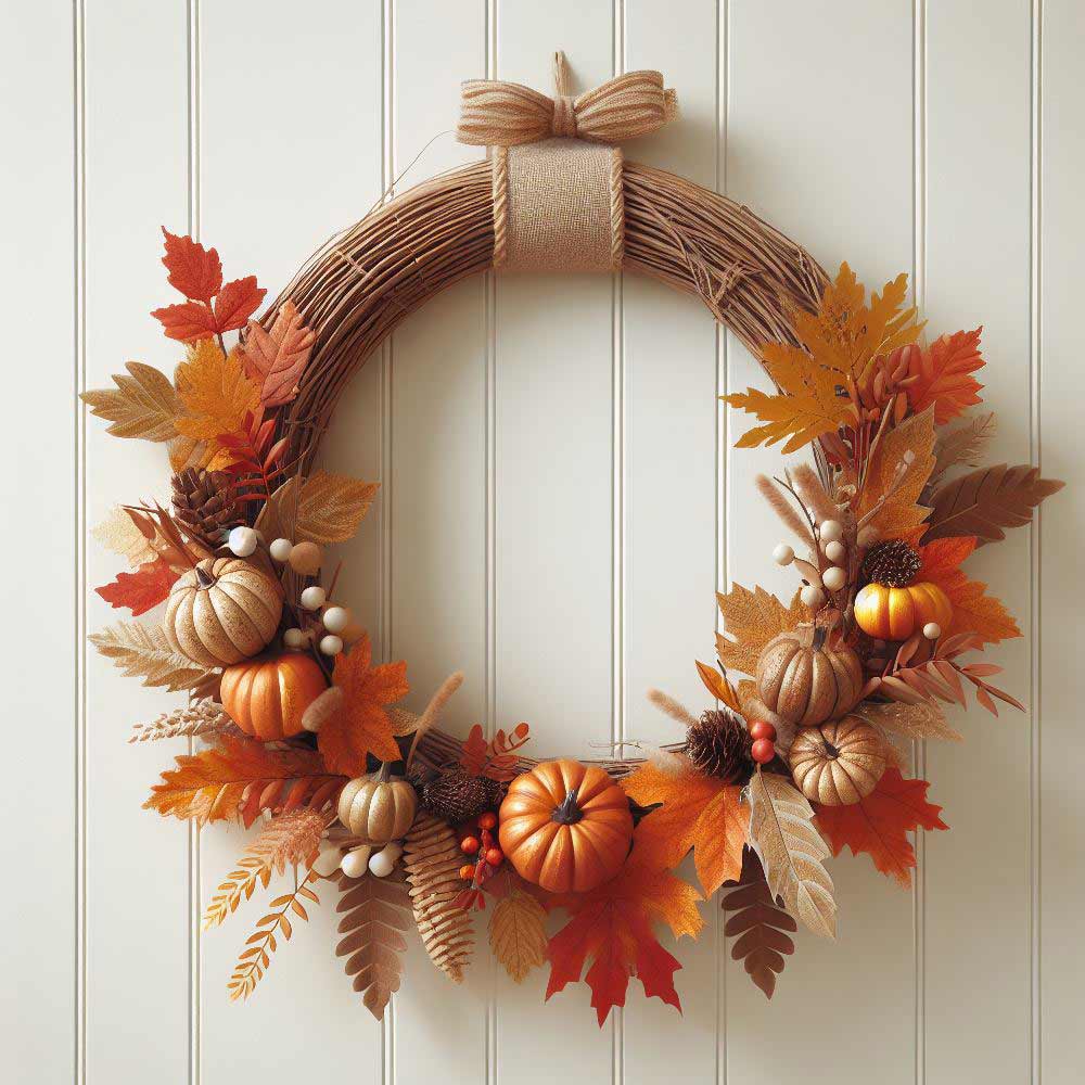 Thanksgiving Day Door Wreath