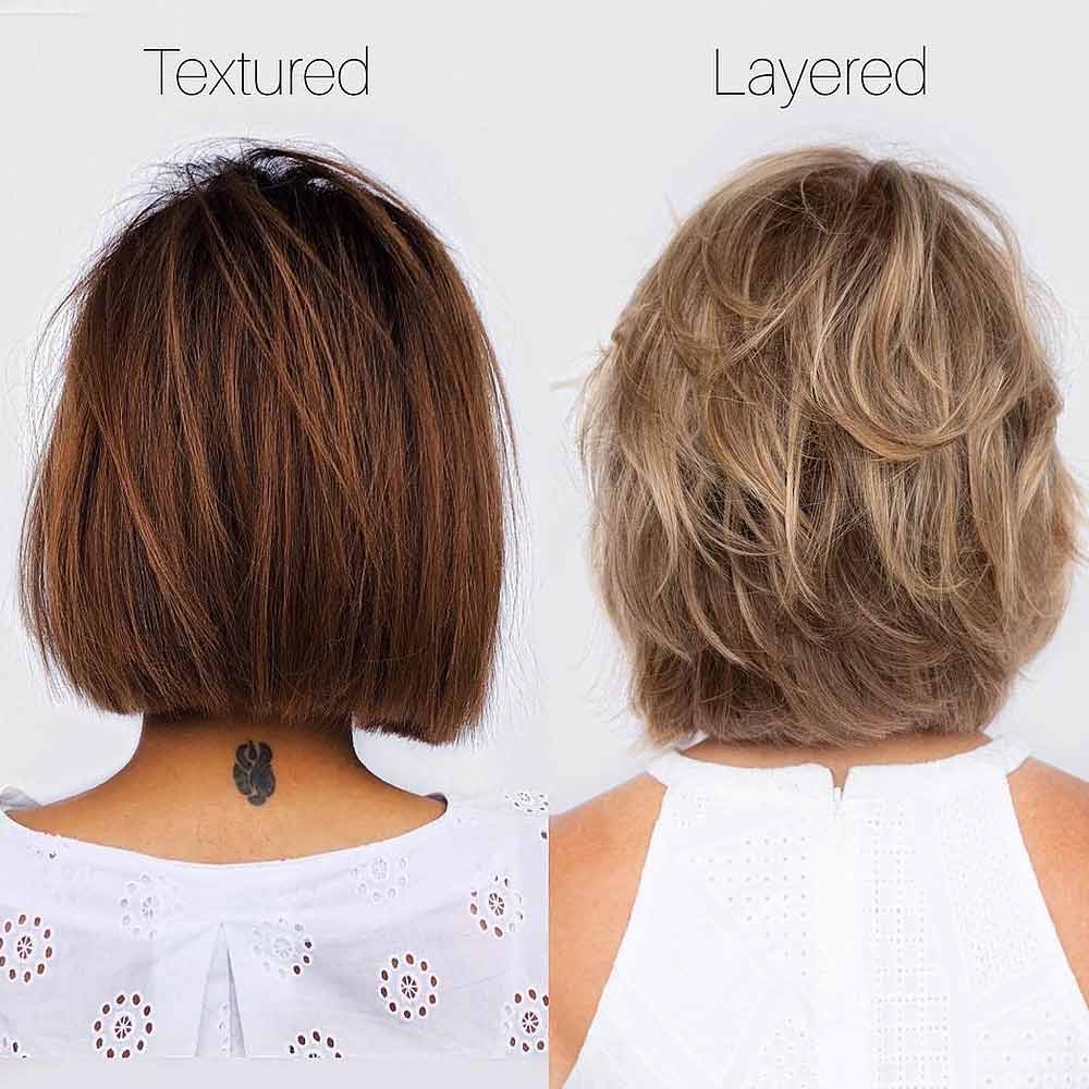 Layered vs Texturized Hair