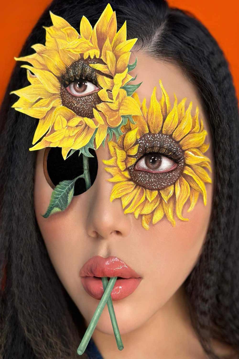 Fancy Makeup Ideas with Flowers Fairies Art