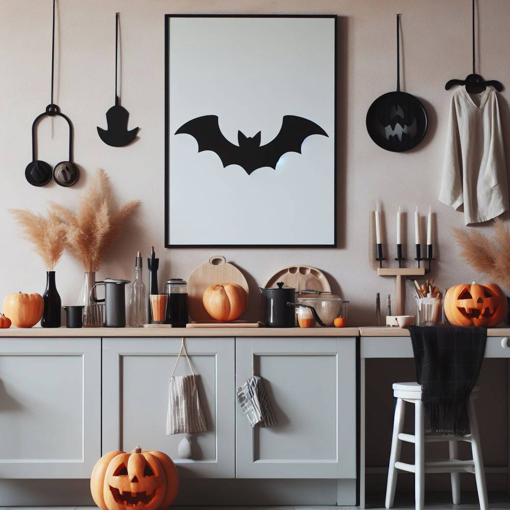 Wall Picture with Bat Kitchen Decoration
