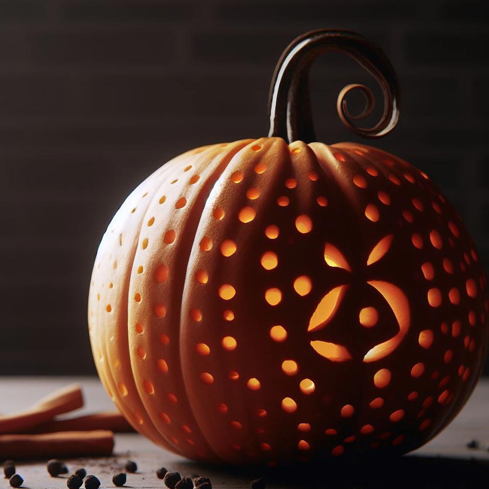 Pumpkin with Dots