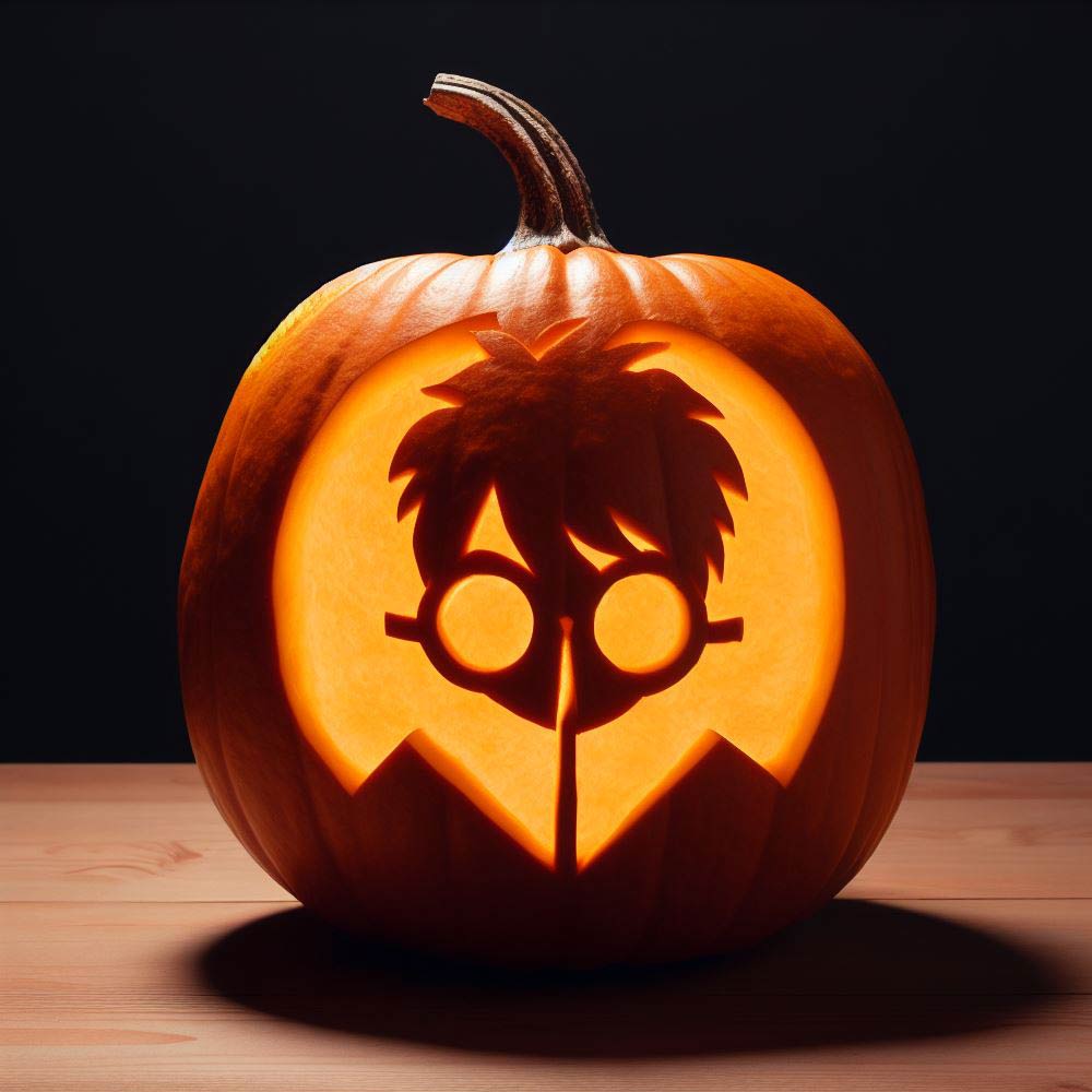 Halloween Pumpkin Carving Ideas with Harry Potter