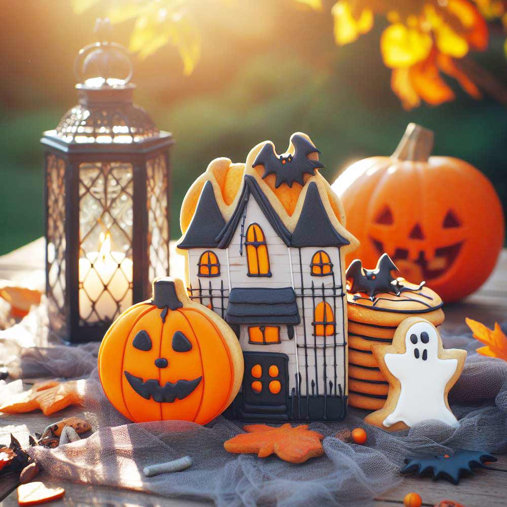 Halloween Cookies Decoration Idea