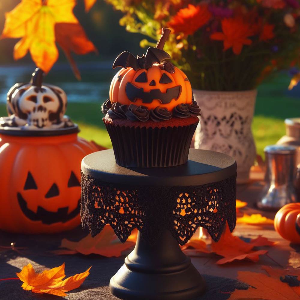Pumpkin Halloween Cupcake Decoration