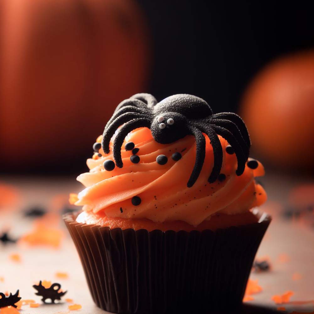 Spider Halloween Cupcake Idea