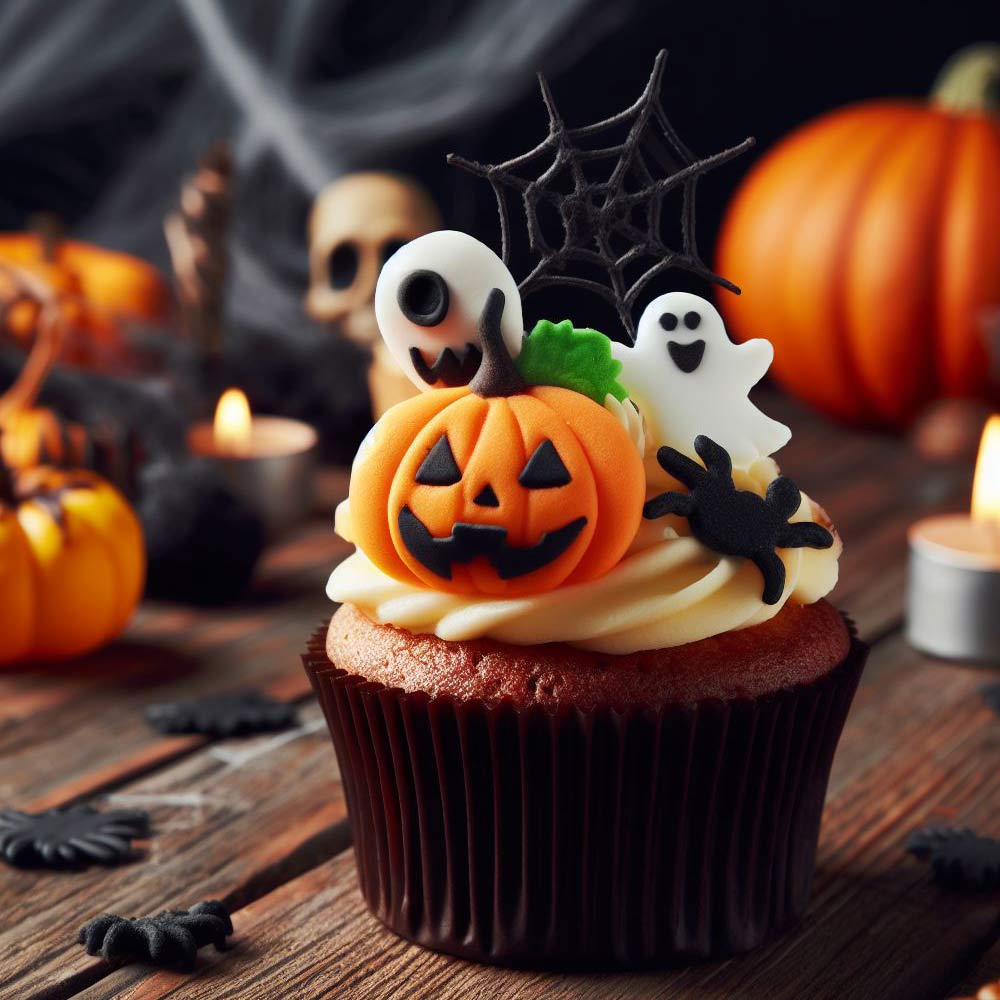 Halloween Dessert Cupcake Design