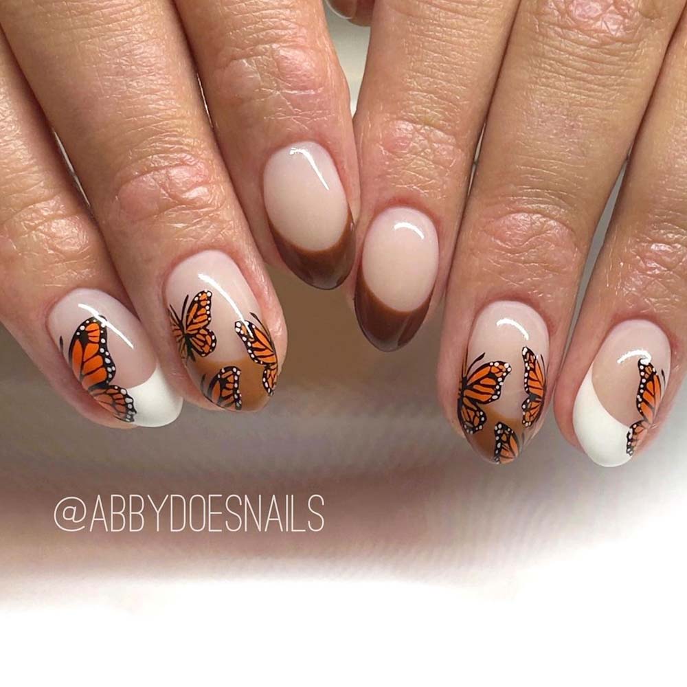 Butterflies Pretty Nail Art