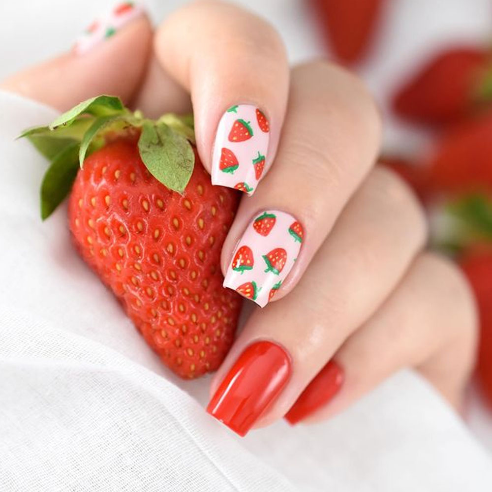 Strawberry Nail Art