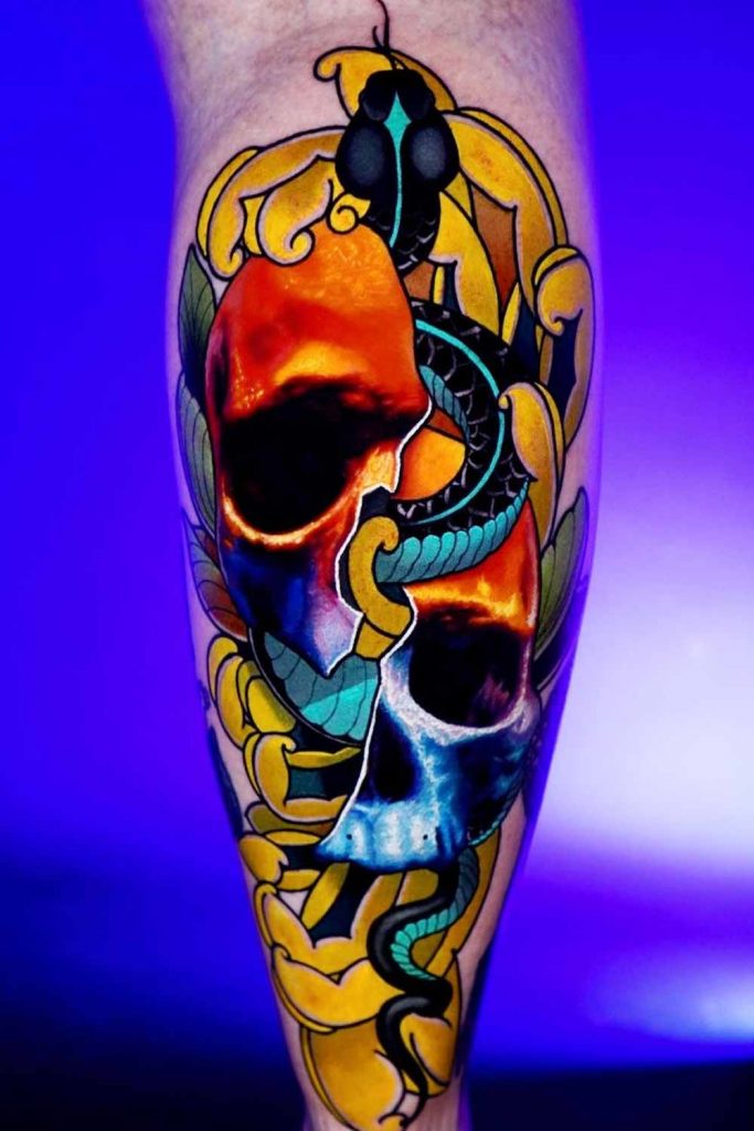 Colorful Skulls Tattoo