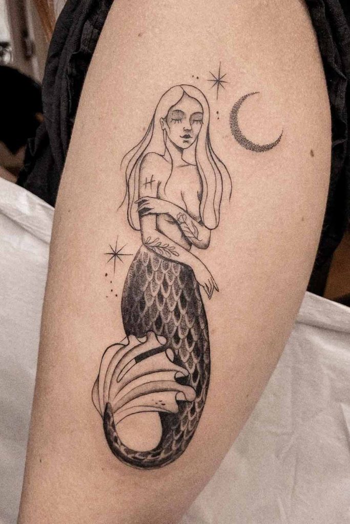 Mermaid Tattoo Ideas for Men