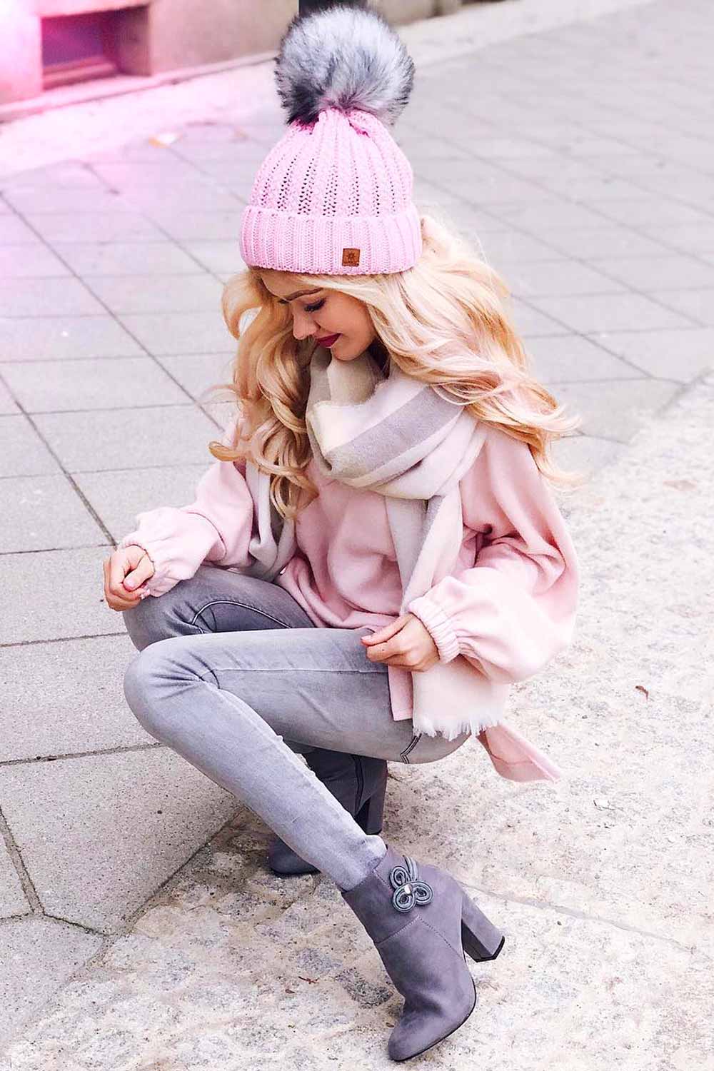 Pink Color For Winter Outfits