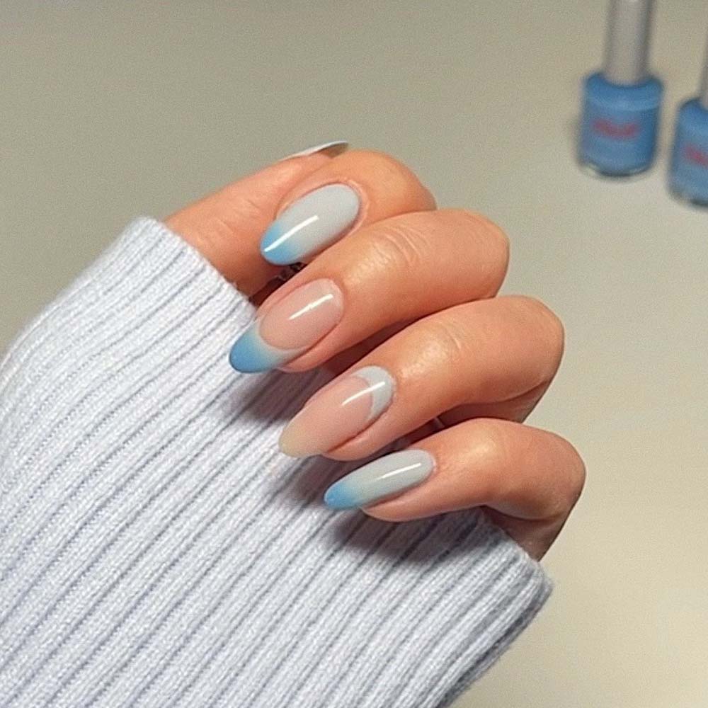 Color Changing Blue Nail Polish for Winter