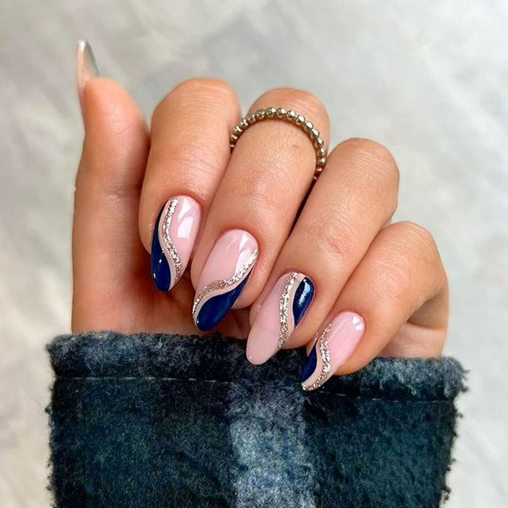 Royal Blue Nails