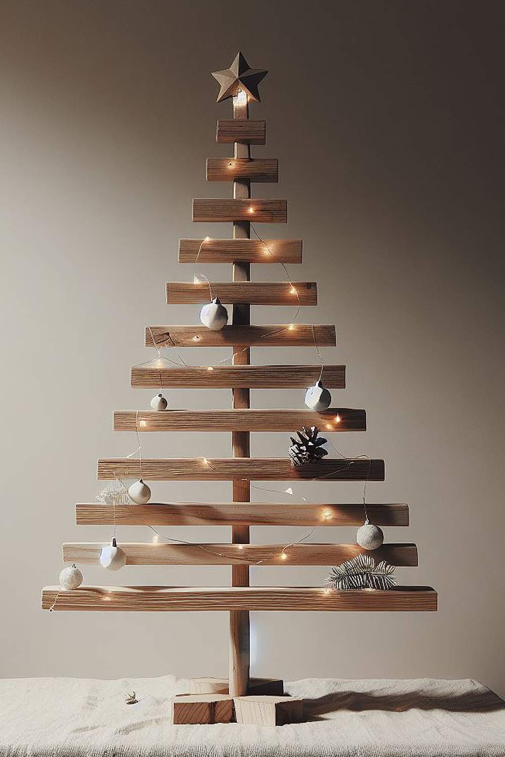 Minimalist Wooden Christmas Tree