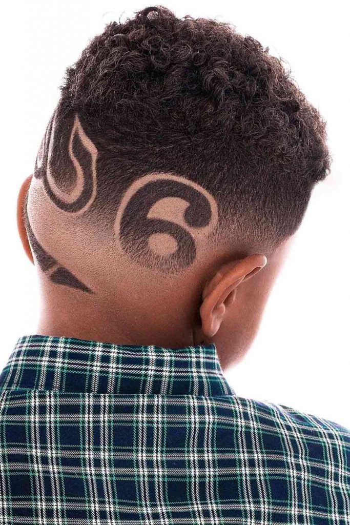 Black Boys Haircut with Design #blackboyshaircuts #blackboyshairstyle #blackboyshair #blackboys
