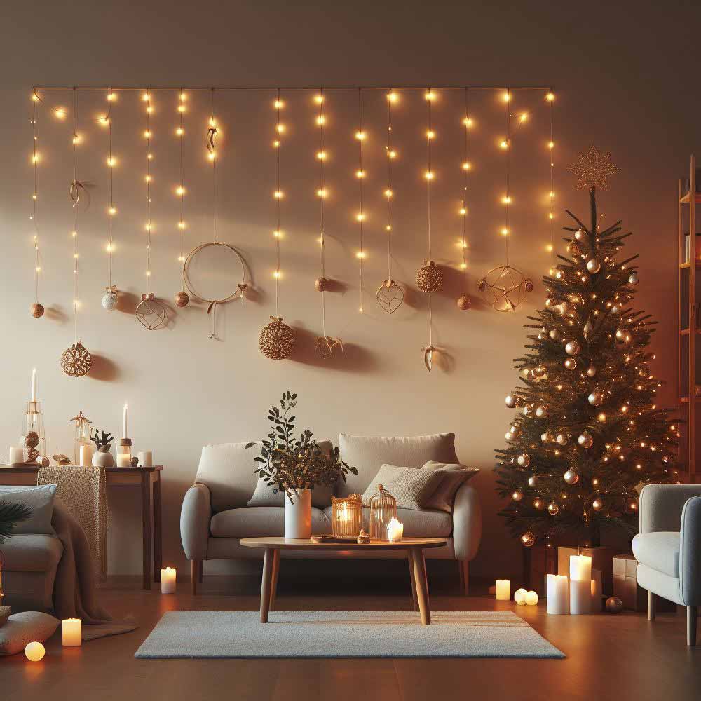 Living Room Decoration for Christmas