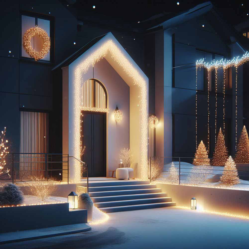 Modern Style Christmas Decoration for Home Yard