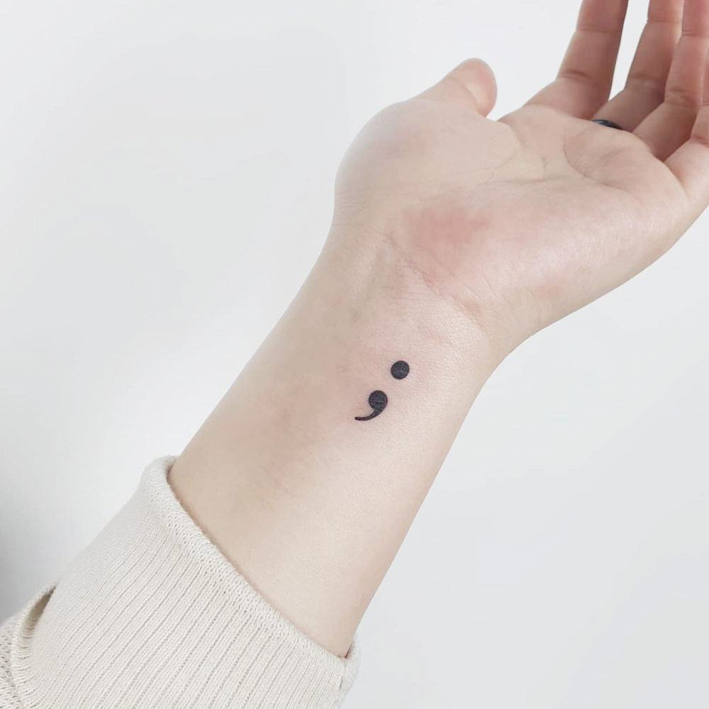 When Did The Semicolon Tattoo Become Popular?
