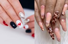 Heart Design Nails for Valentines Day