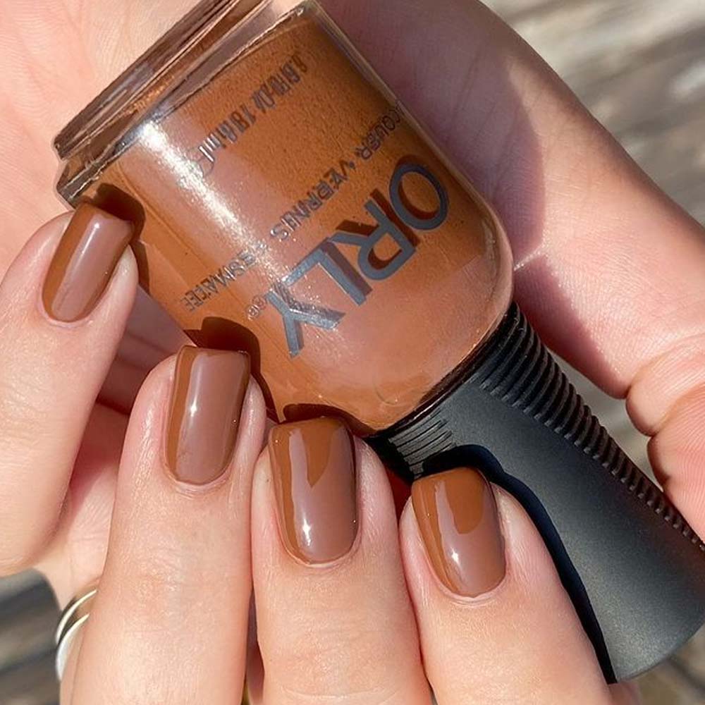 Chocolate Brown Winter Nail Colors