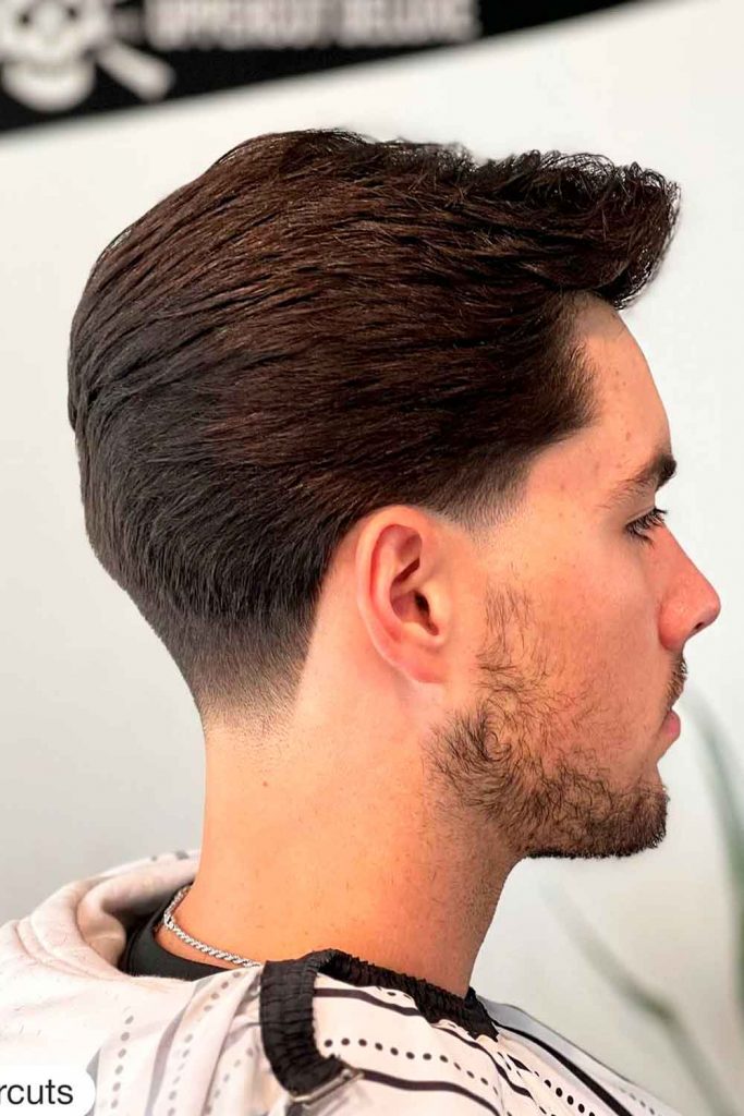 High Volume Fringe Tapper Fade Cut #menshaircuts #menshairstyles #haircutsformen #hairstylesformen