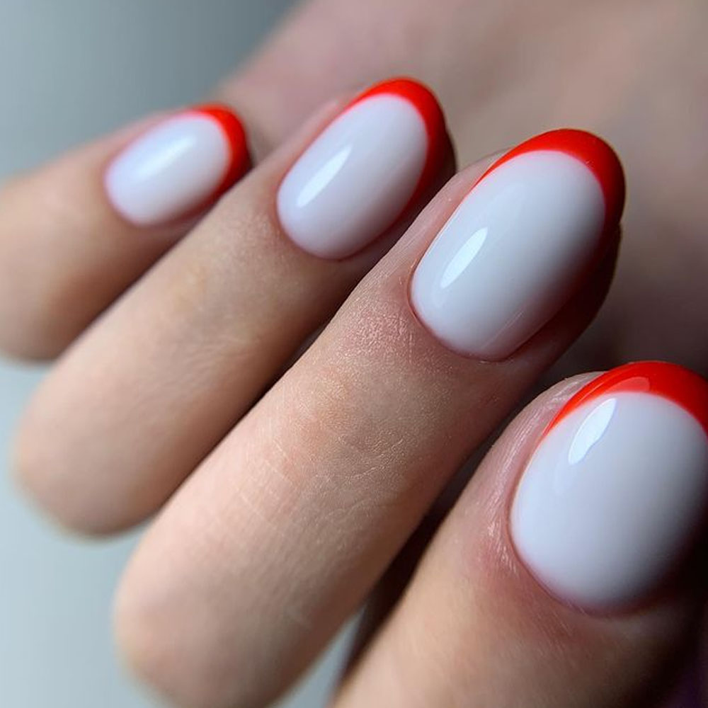 Red And White Nails For Everyday