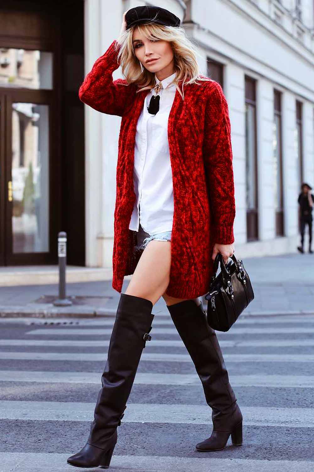 Christmas Outfits With Over The Knee Boots