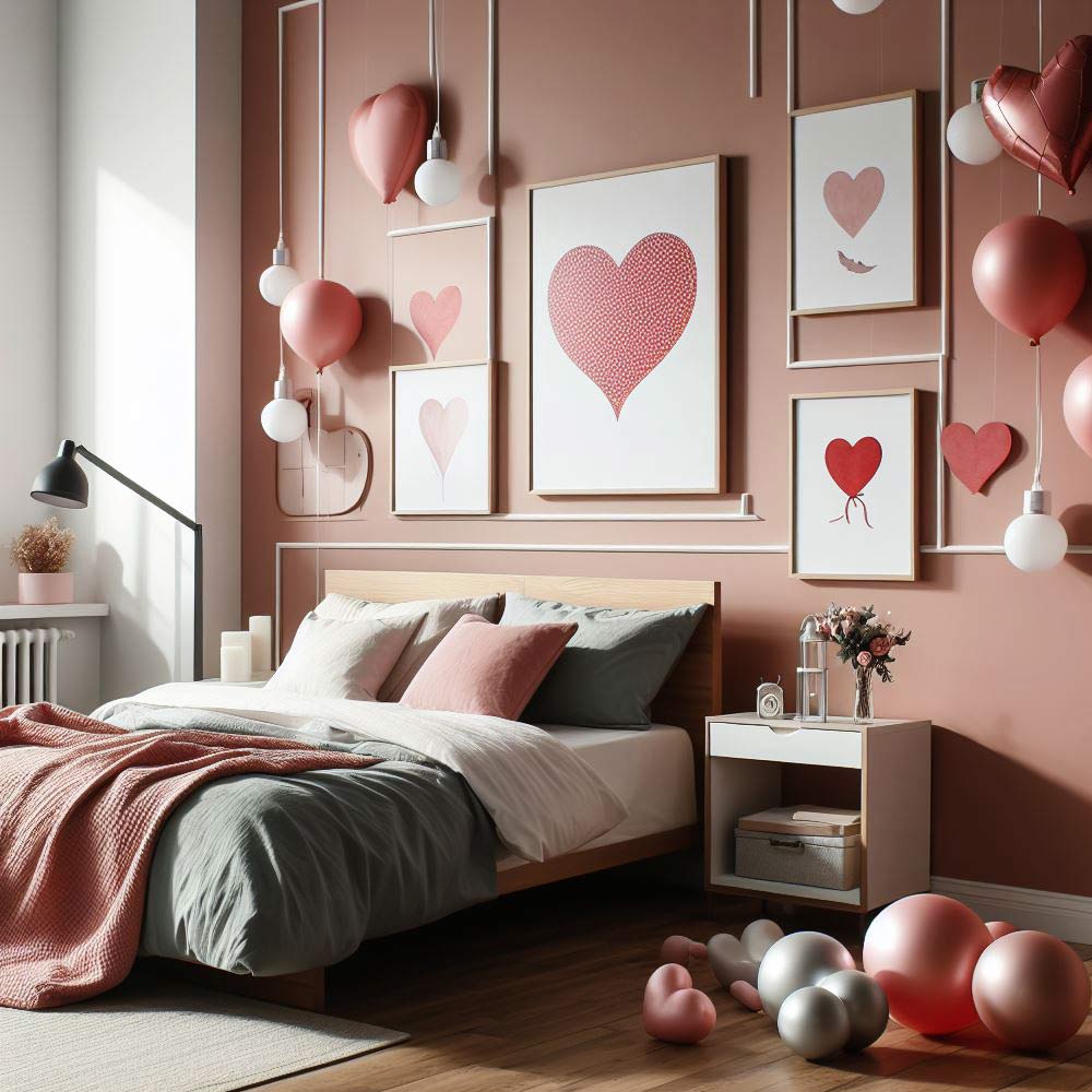Bedroom Decor Valentines Day Theme