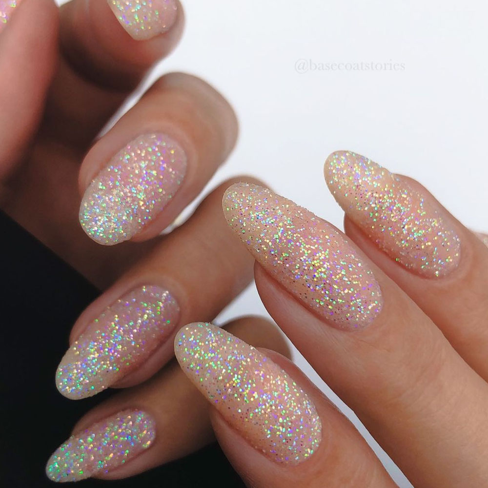 Sparkles on New Years Nails