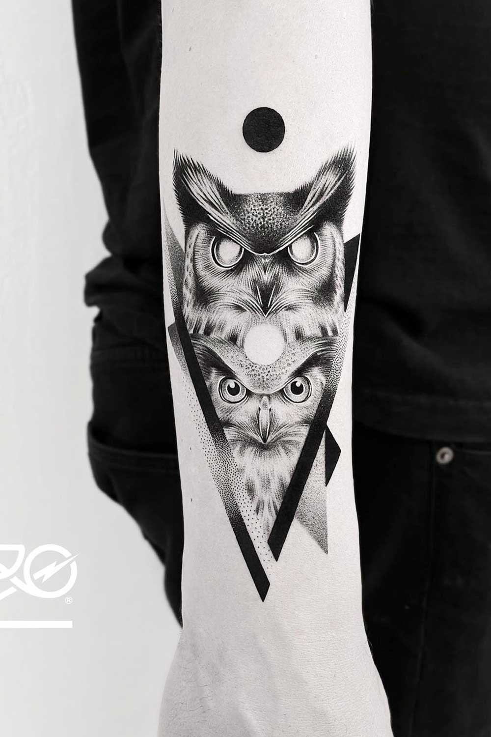 Owl Tattoo at Rs 500/inch | Jayanagar 9th block | Bengaluru | ID:  22910844630