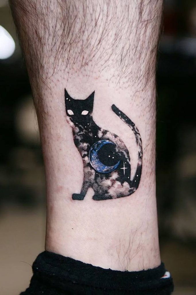 Cat Tattoo for Men