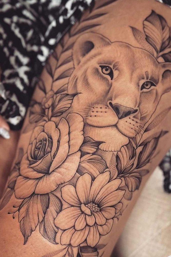 Lioness Tattoo 