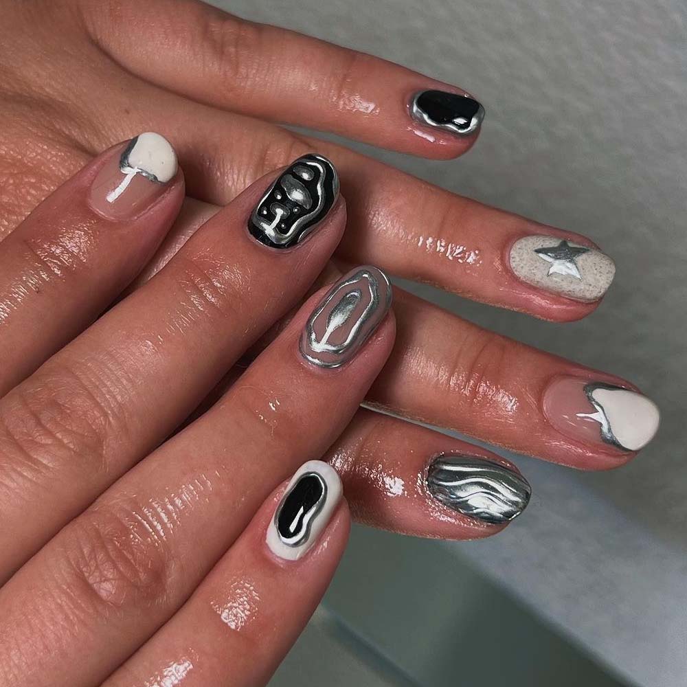 Rock The Round Nails: Shape and Designs for 2024 | Round nail designs, Round  nails, Nail designs fall acrylic