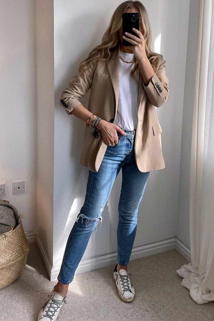 Jeans and Blazer Combo