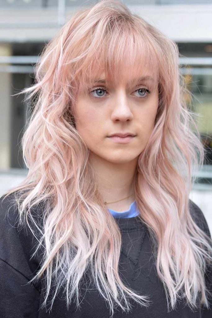 Pastel Dream with Wispy Bangs