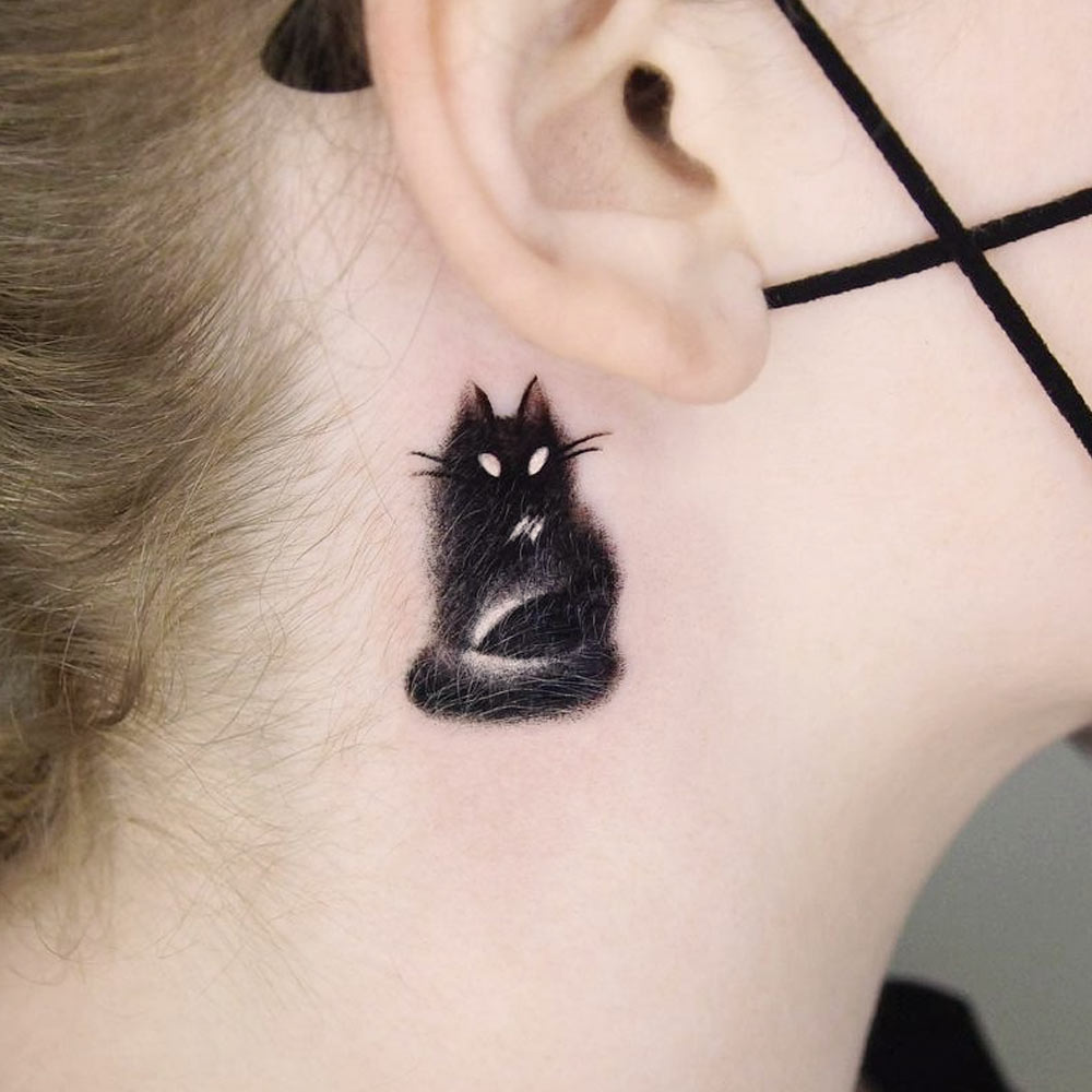 You guys will appreciate my kitty ear tattoo | Tatuering