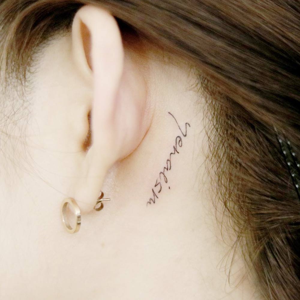 Perfect Placement - Behind the Ear Tattoos – Chronic Ink