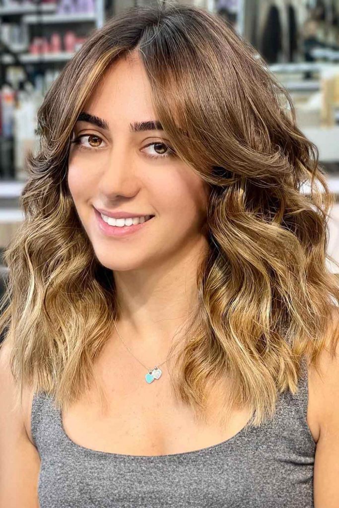Gold Brown Ombre Hairstyle 