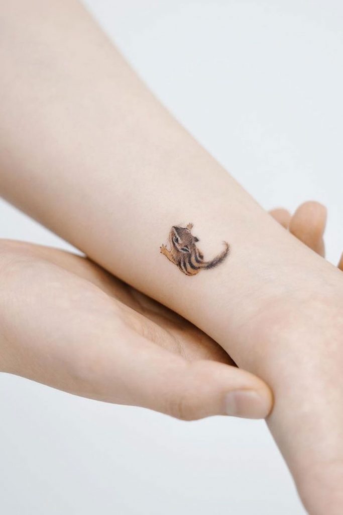 Magic Chipmunk by Erin Chance: TattooNOW
