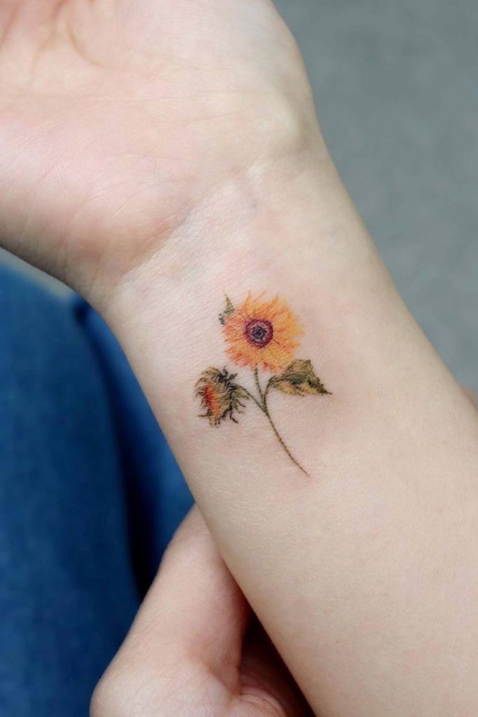 Minimalistic Sunflower