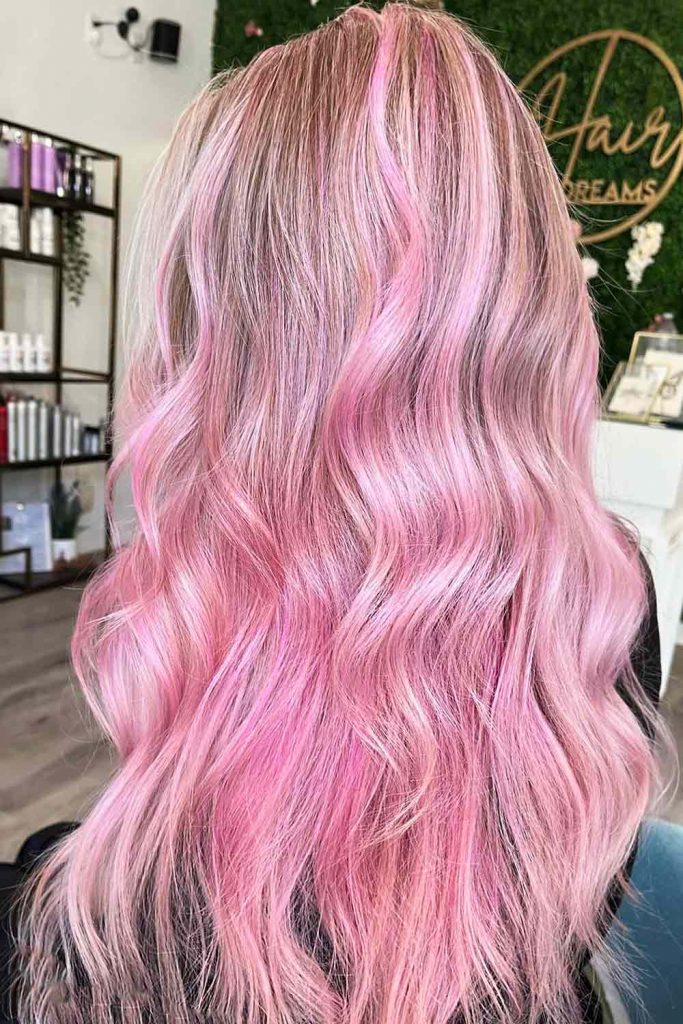 Pastel Pink and Blonde Ombre #longhaircuts #layeredhair