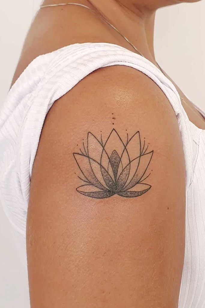 Lotus Temporary Tattoo / Lotus Tattoo / Floral Tattoo / Flower Temp Tattoos  / Small Lotus Tattoo / Lotus Line Tattoo - Etsy