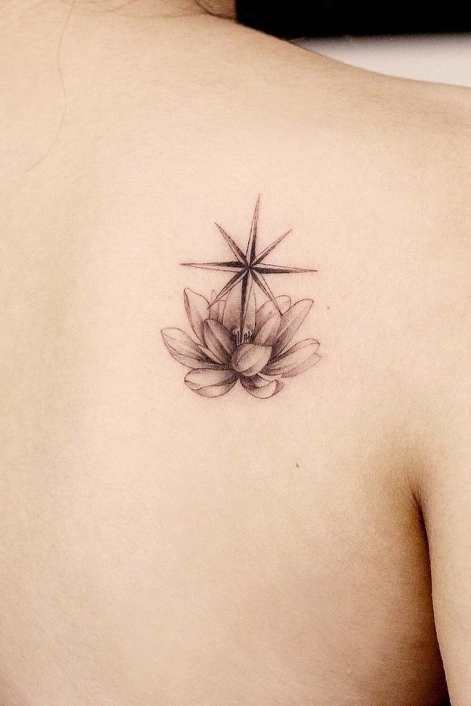 Star Flower Tattoo – Tattoo for a week