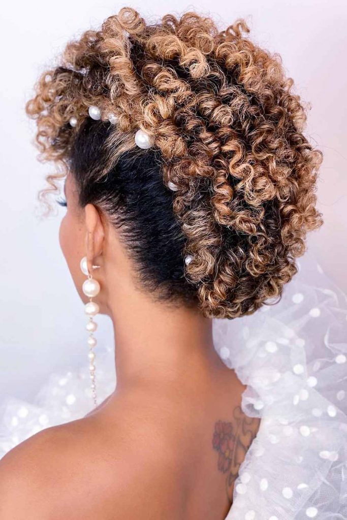 Curly Updo Hairstyle