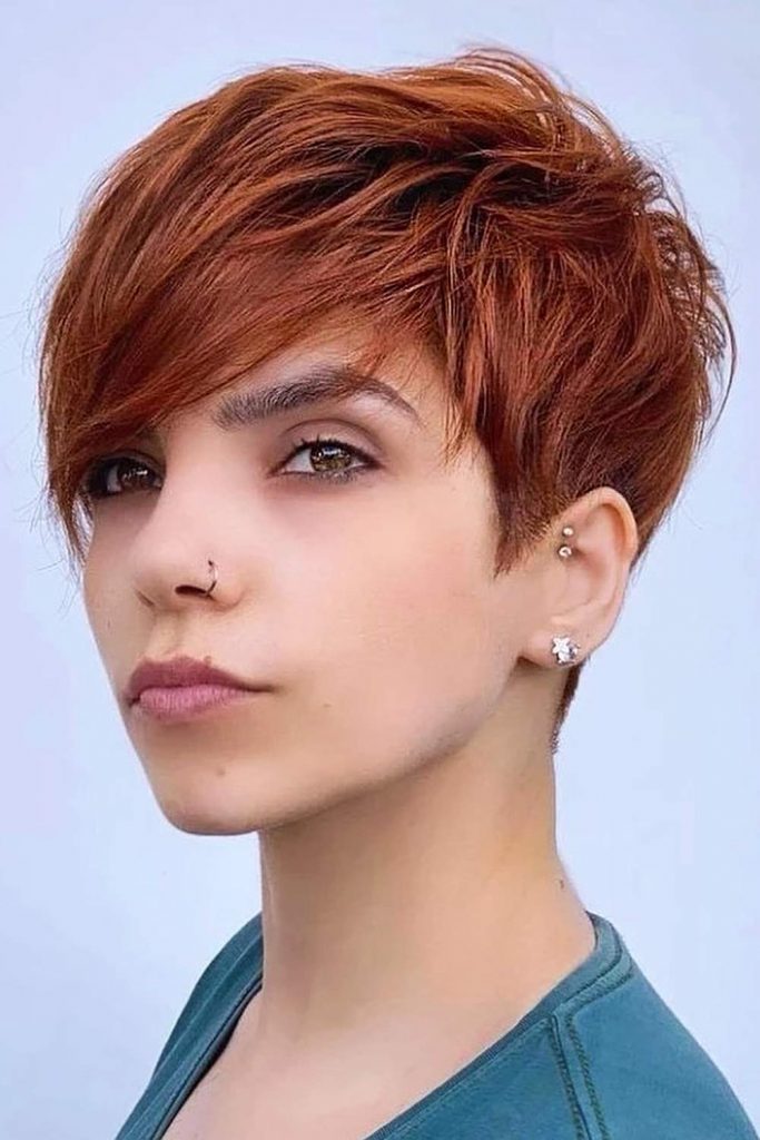 Shaggy Tapered Pixie 