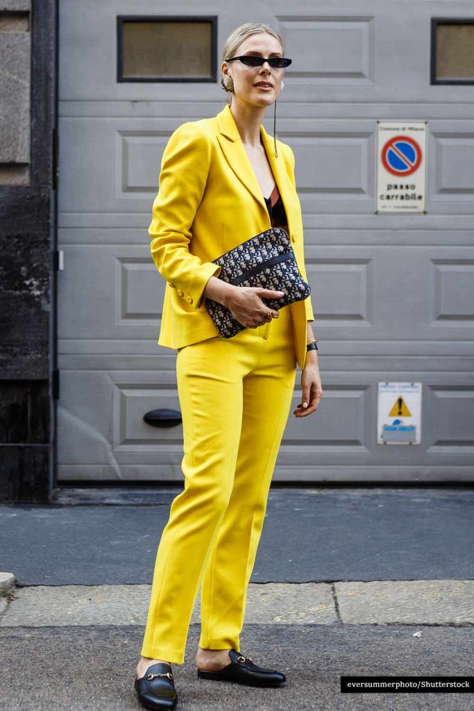 Bright Yellow Suit