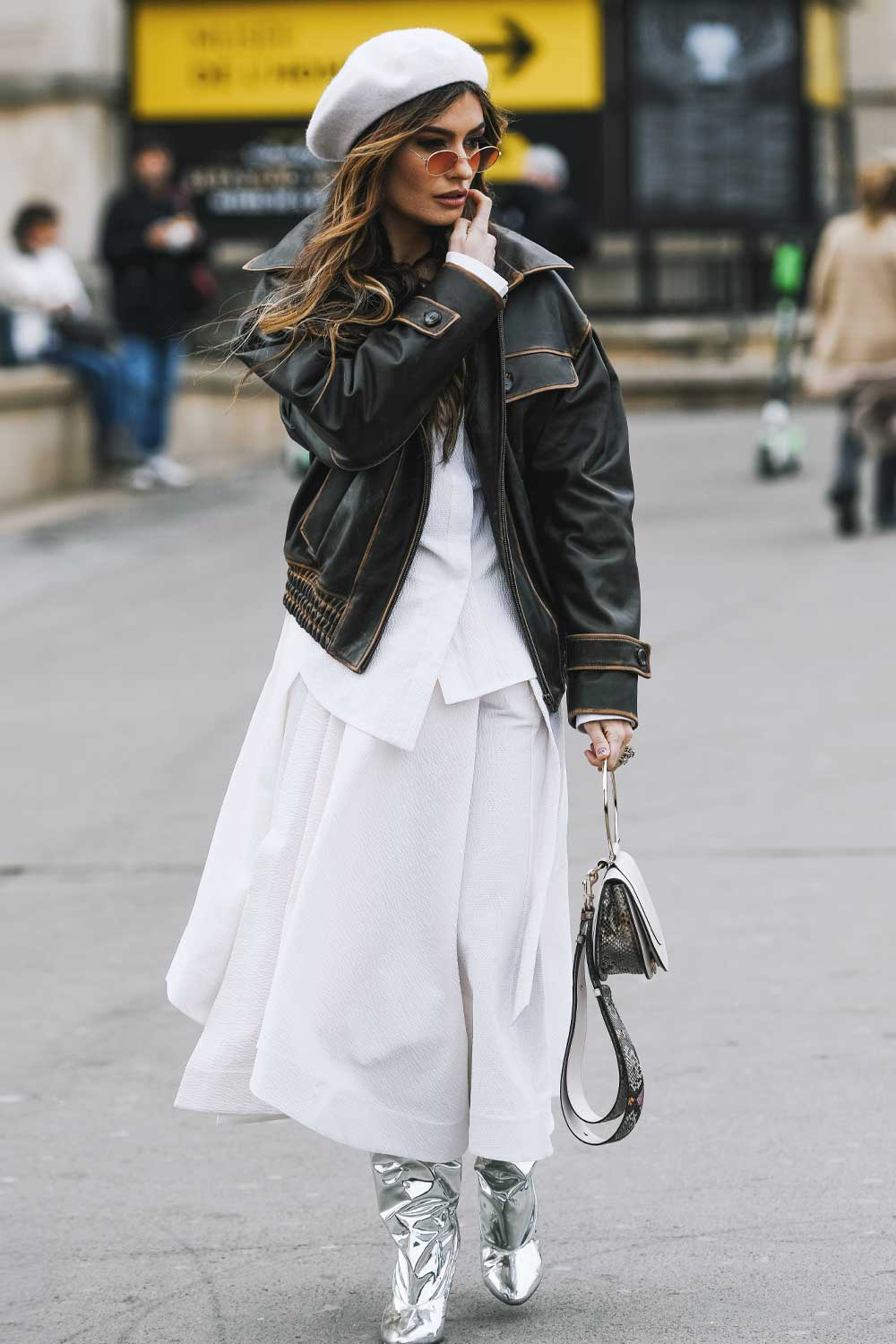 Leather Jacket Outfits Ideas From Fashion Events