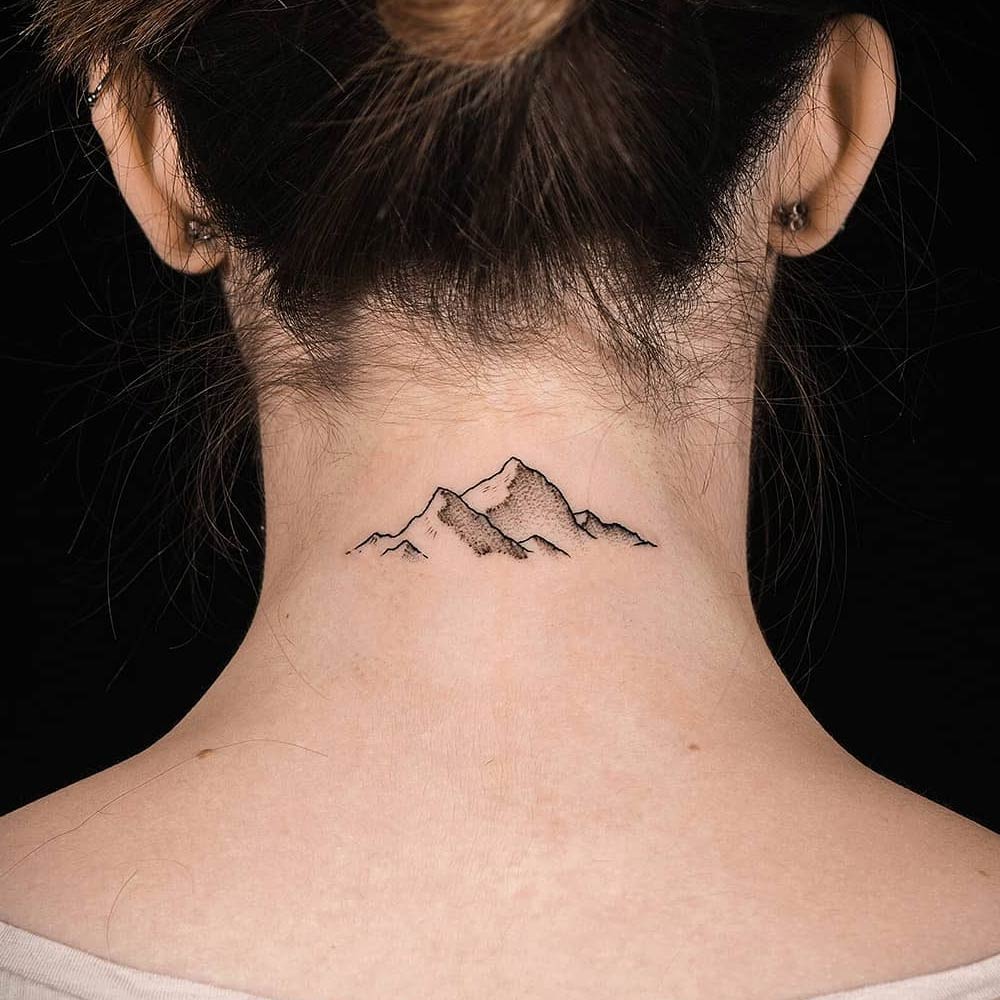 Mountains Tattoo for Travelers
