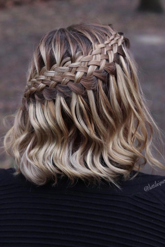 A Seven Strand Braid with Curls