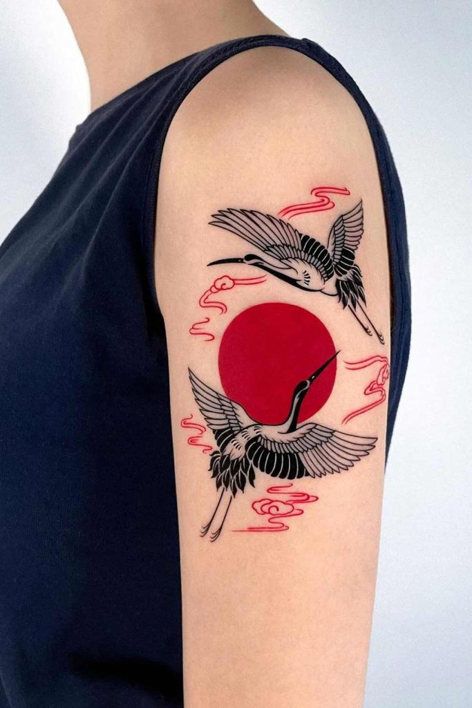 Cranes Tattoo